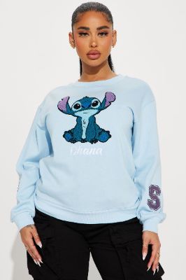 Ohana Stitch Sweatshirt - Blue sold by Fashion Nova