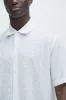 Henrik Textured Shirt - White sold by Fashion Nova