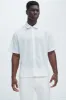 Henrik Textured Shirt - White sold by Fashion Nova