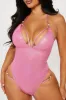 Stormi Shimmer Pearl 1 Piece Swimsuit - Pink sold by Fashion Nova