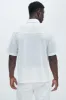 Henrik Textured Shirt - White sold by Fashion Nova