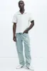 Catch You Slipping Cargo Straight Jeans - Light Wash sold by Fashion Nova