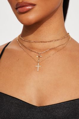 Trust In Divine Timing Layered Necklace - Gold sold by Fashion Nova