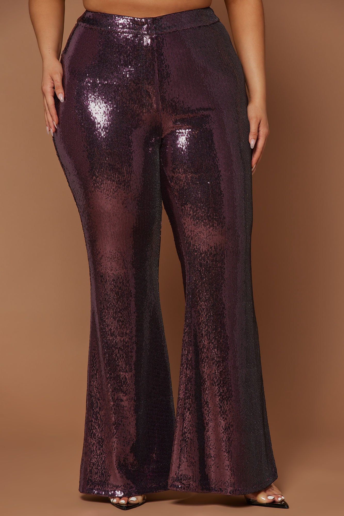 Daphne Sequin Pant - Plum sold by Fashion Nova product image thumbnail 2