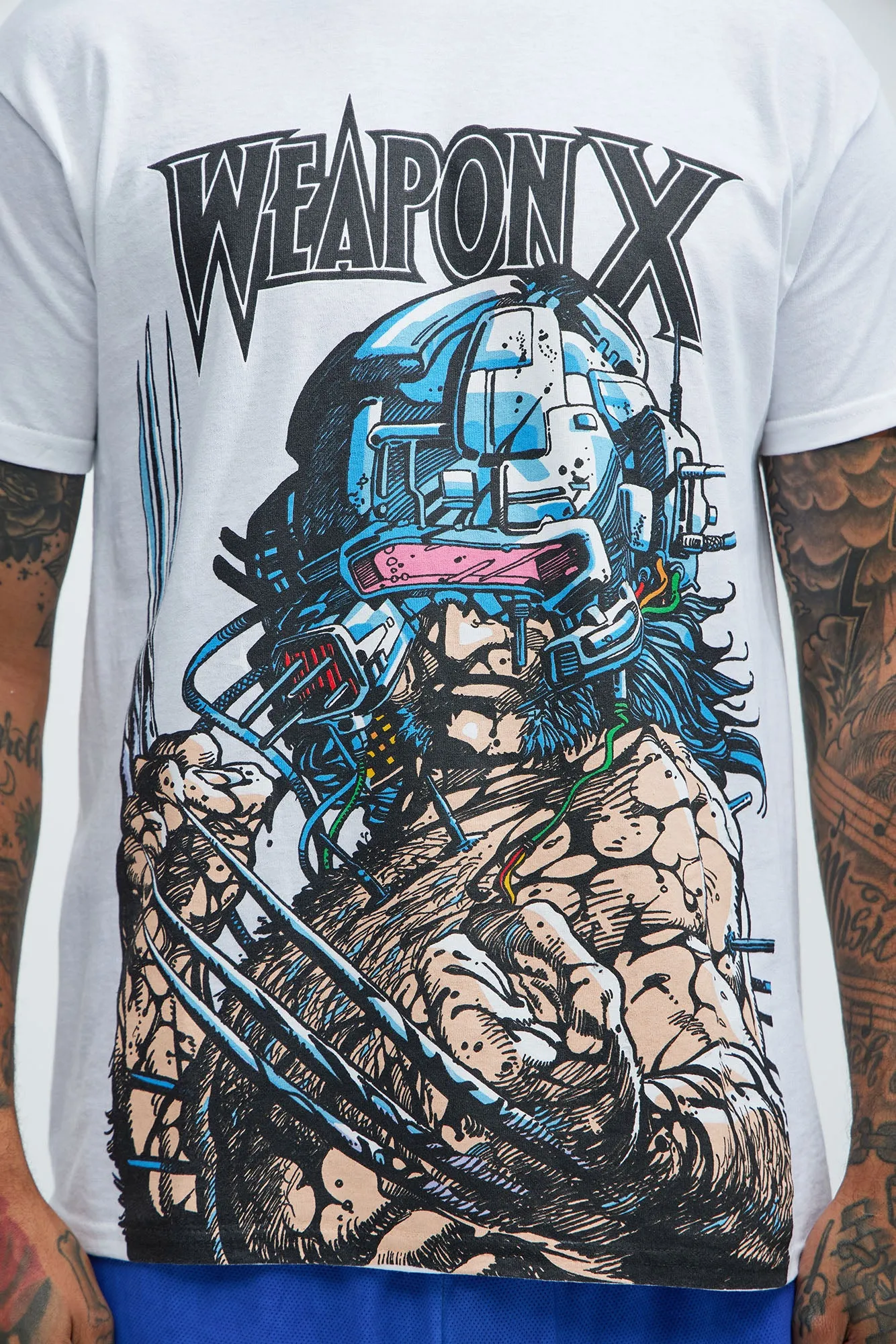 X Men Wolverine Weapon X Short Sleeve Tee - White sold by Fashion Nova product image thumbnail 2