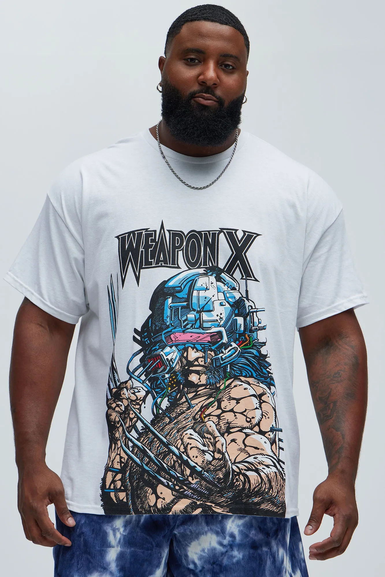 X Men Wolverine Weapon X Short Sleeve Tee - White sold by Fashion Nova product image thumbnail 4