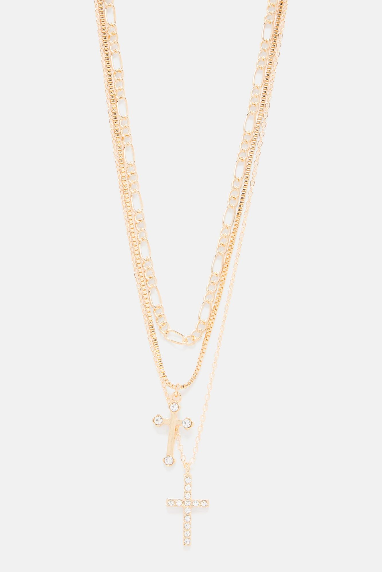 Trust In Divine Timing Layered Necklace - Gold sold by Fashion Nova product image thumbnail 3