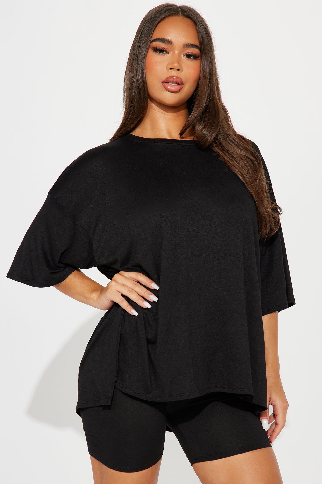 Casual Life Short Set - Black sold by Fashion Nova