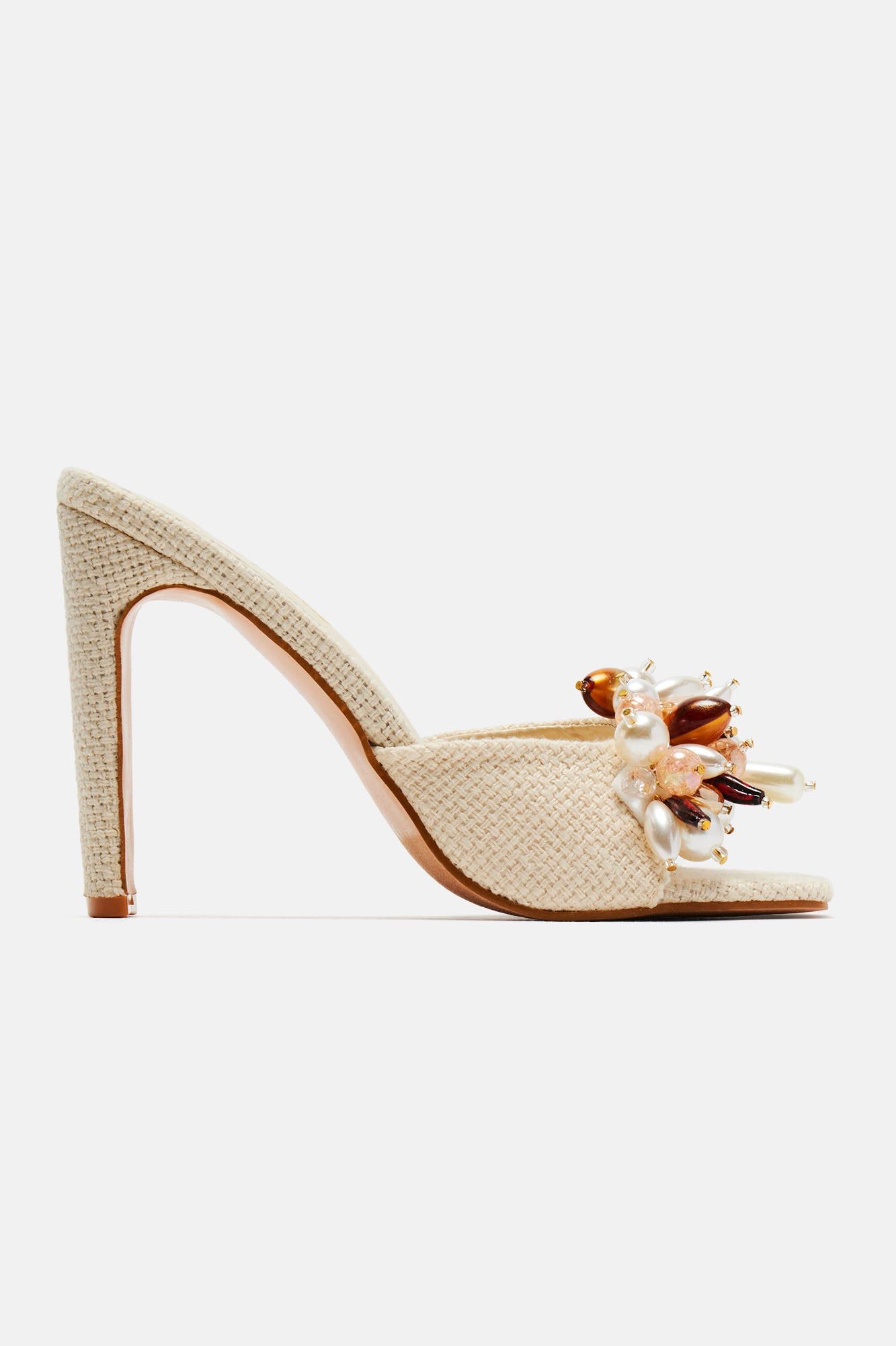 Effortless Beauty Heeled Sandals - Beige sold by Fashion Nova product image thumbnail 5
