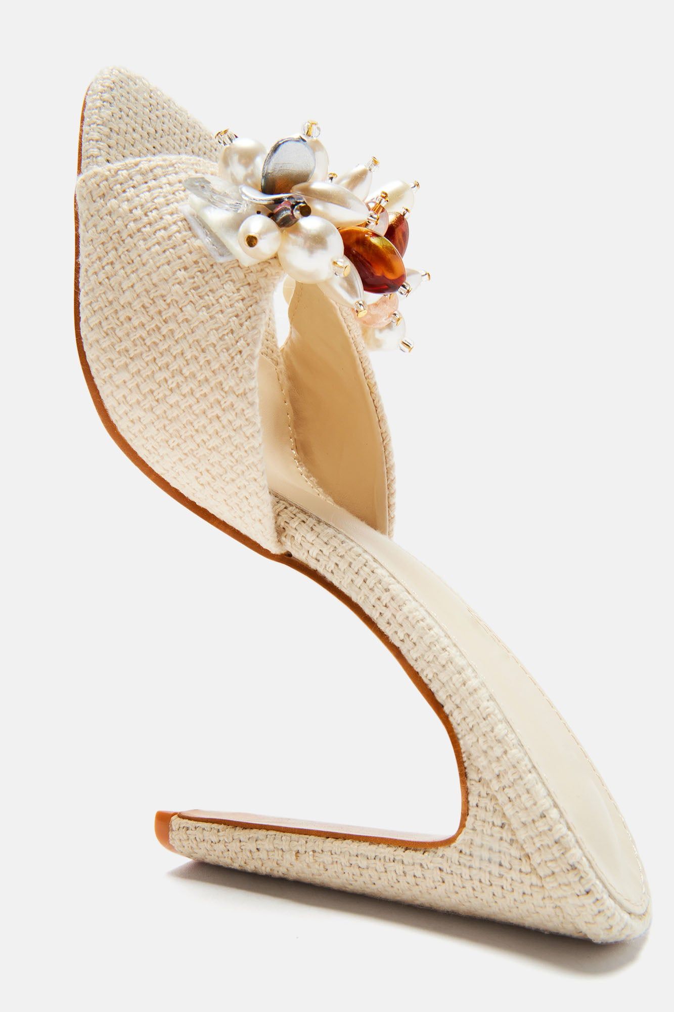 Effortless Beauty Heeled Sandals - Beige sold by Fashion Nova product image thumbnail 3