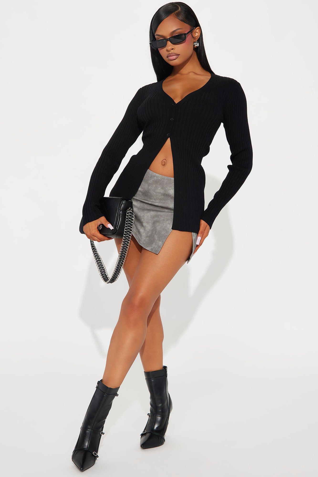 Haylie Cardigan - Black sold by Fashion Nova product image thumbnail 2