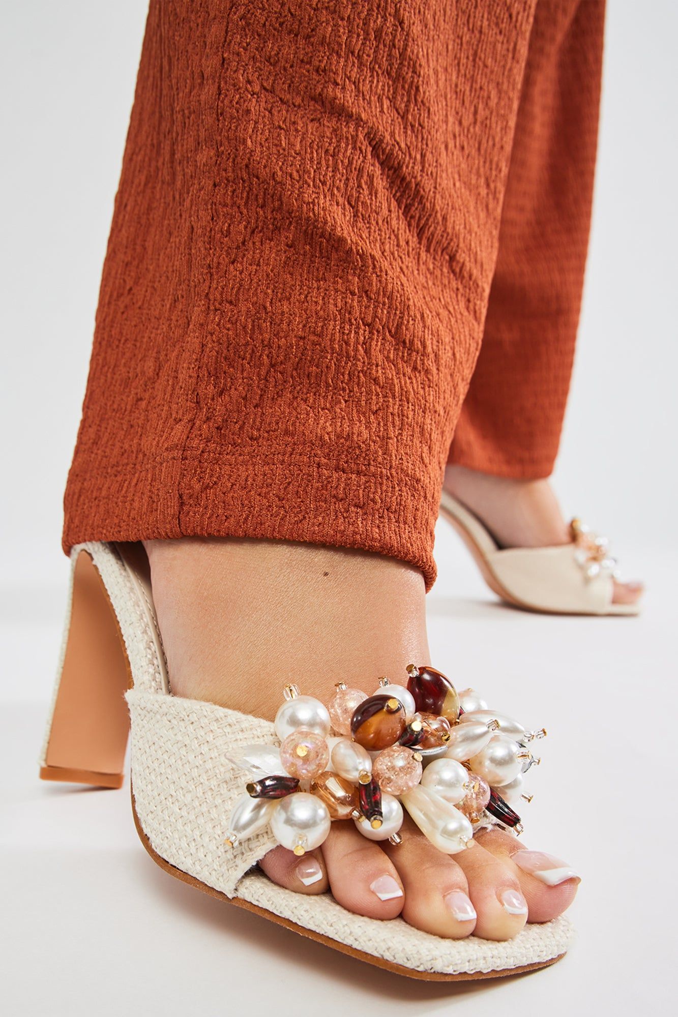 Effortless Beauty Heeled Sandals - Beige sold by Fashion Nova product image thumbnail 2