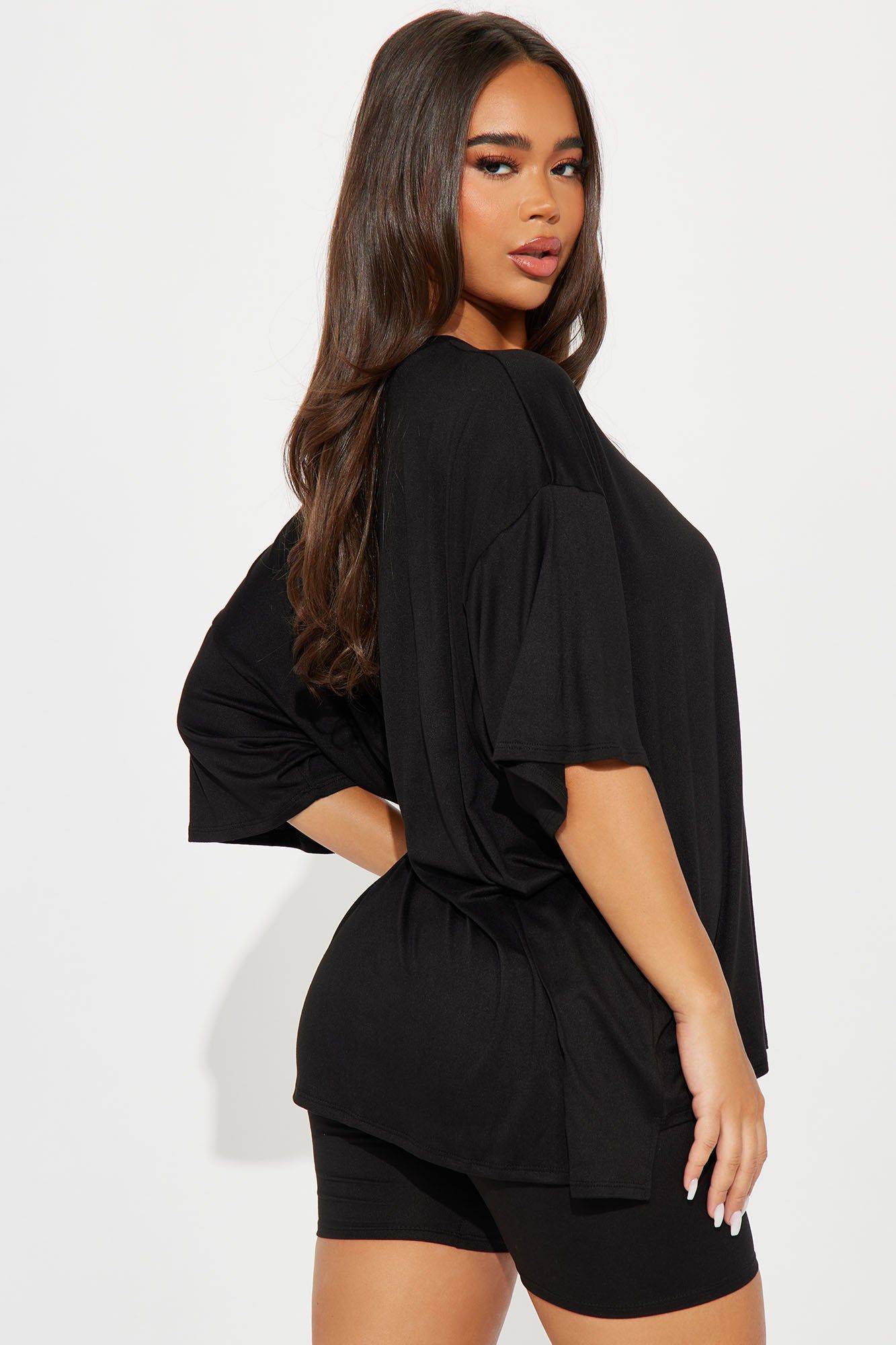 Casual Life Short Set - Black sold by Fashion Nova product image thumbnail 3