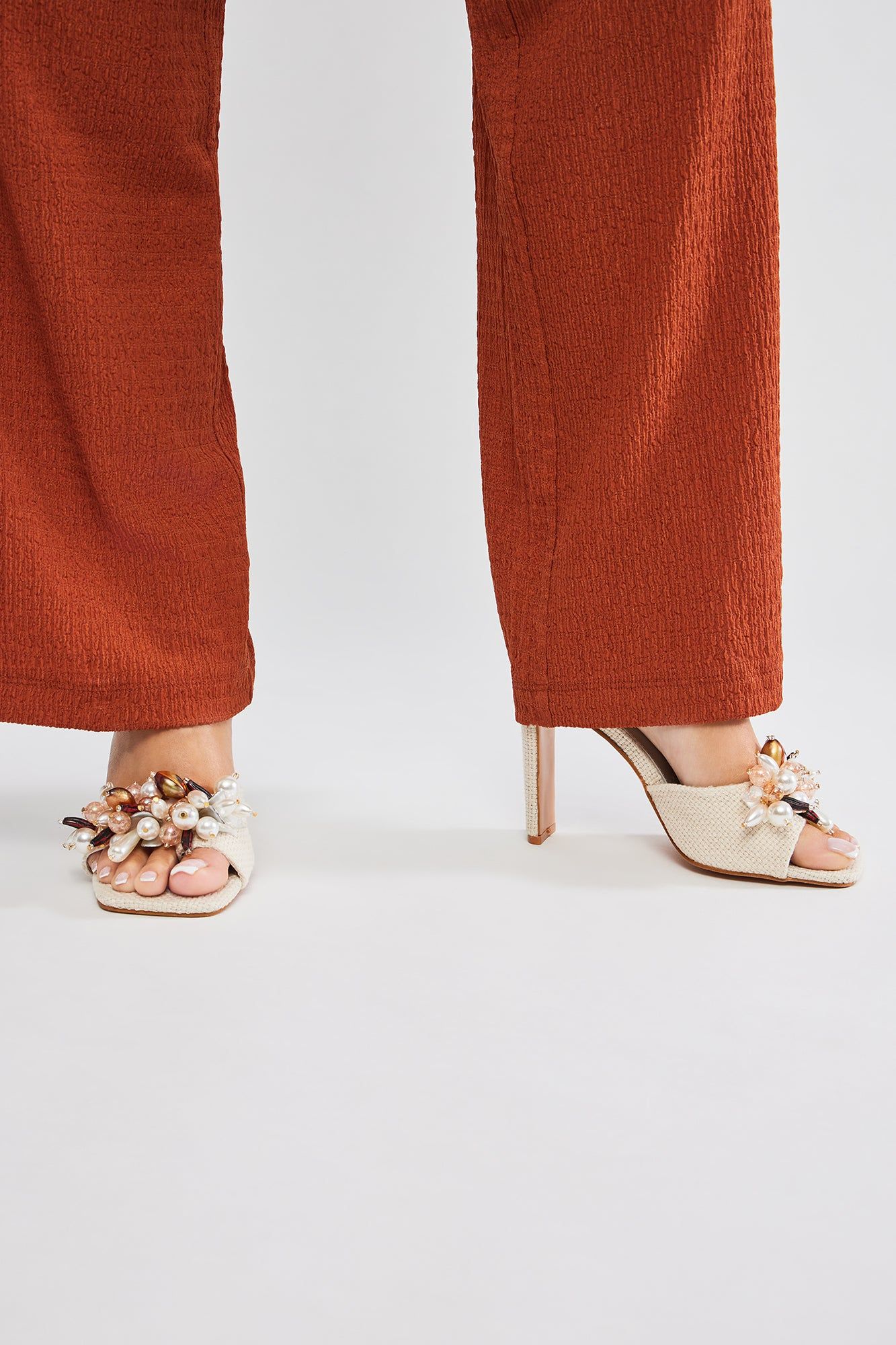 Effortless Beauty Heeled Sandals - Beige sold by Fashion Nova product image thumbnail 4