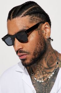 On The Contrary Sunglasses - Black/Smoke sold by Fashion Nova