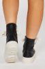 Letting Go High Cut Sneakers - Black sold by Fashion Nova