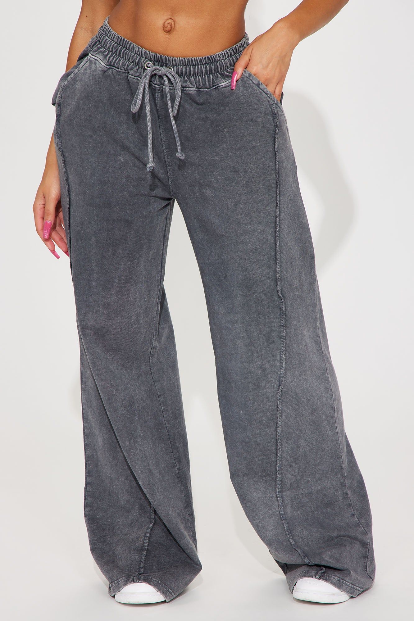 Chill Side Lounge Pant - Charcoal sold by Fashion Nova product image thumbnail 2