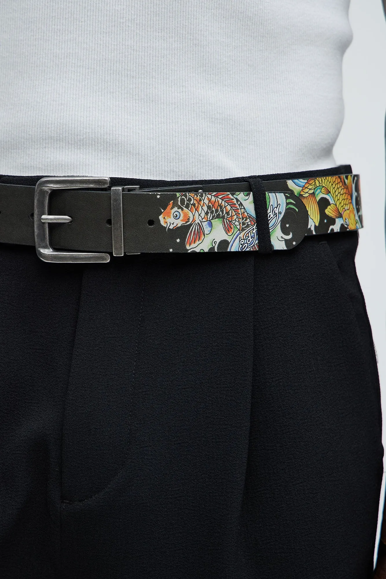 Ed Hardy Art Belt - Black sold by Fashion Nova