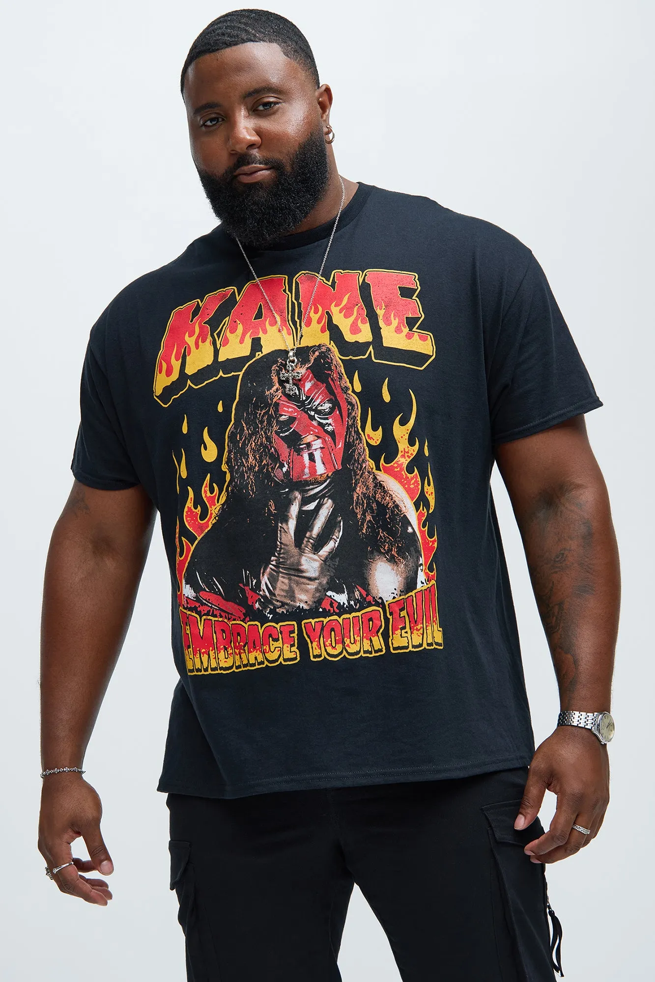 Kane Fear The Monster Short Sleeve Tee - Black | Parallel, image size:1333x2000