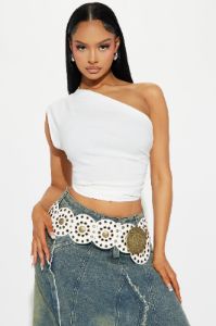 Boho Babe Belt - White sold by Fashion Nova