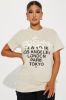 Queen Street Graphic Tee - Sand sold by Fashion Nova