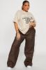 Queen Street Graphic Tee - Sand sold by Fashion Nova