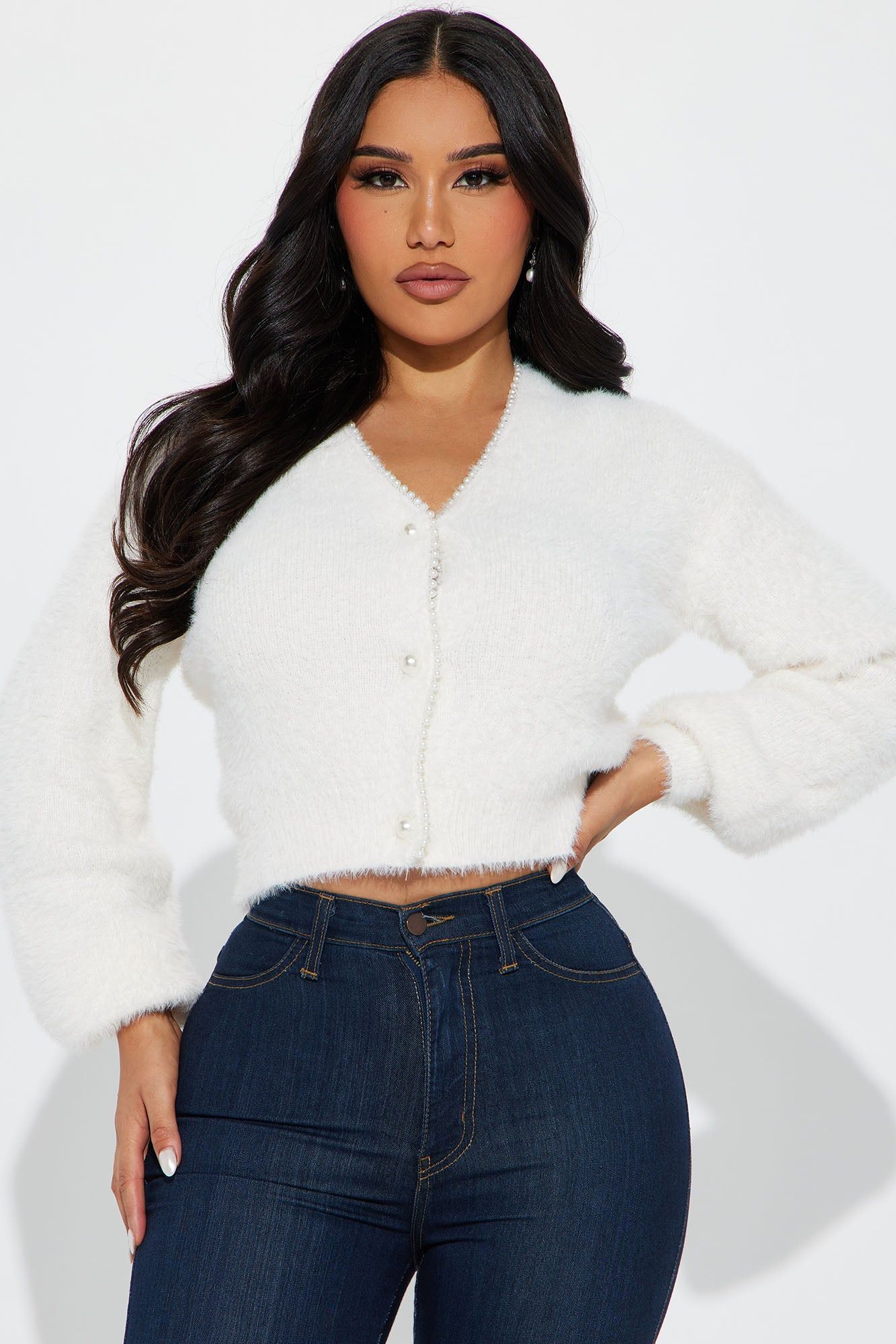 Ethelyn Cardigan - Cream sold by Fashion Nova
