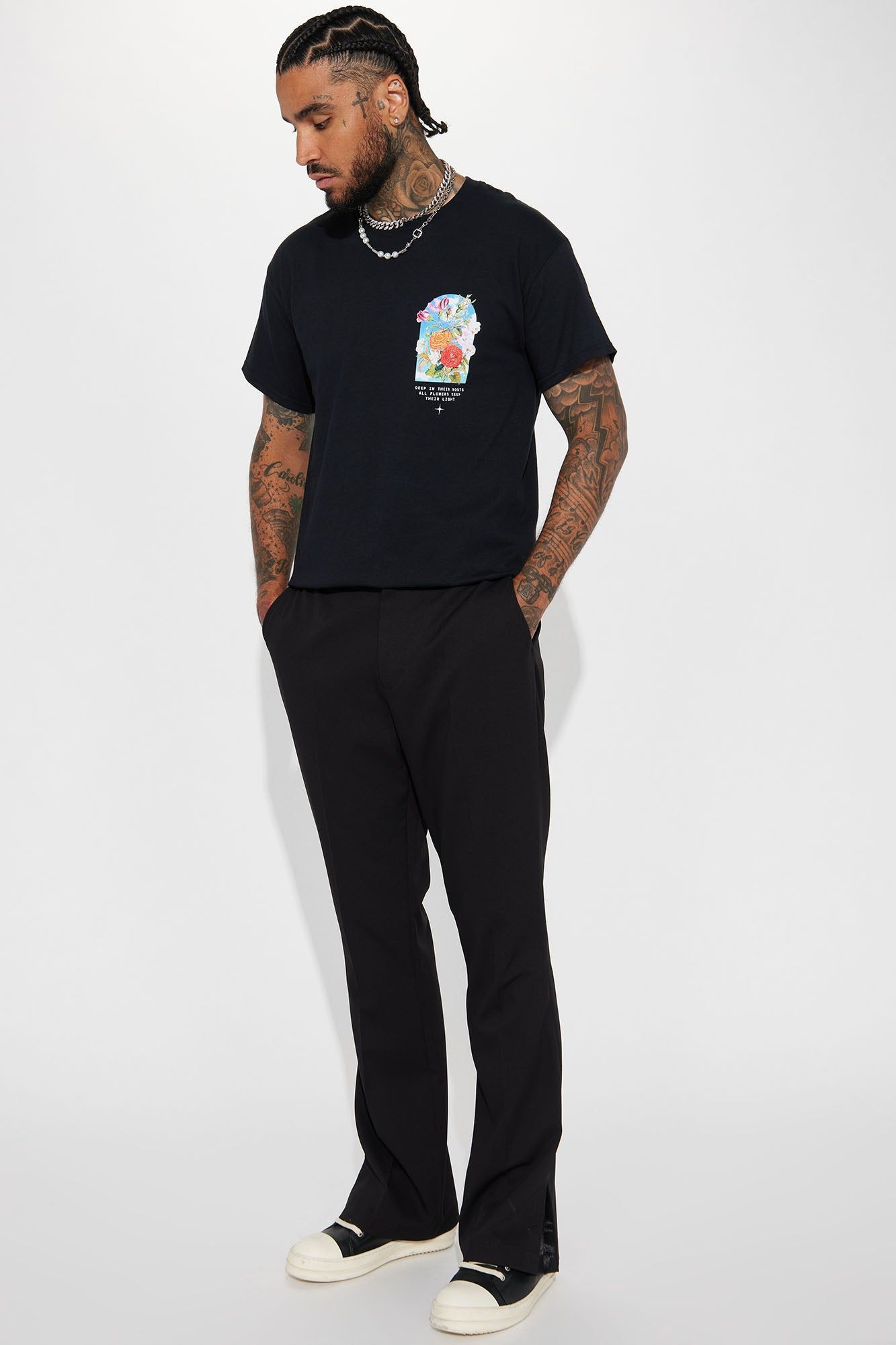 Keep The Light Short Sleeve Tee - Black sold by Fashion Nova product image thumbnail 3