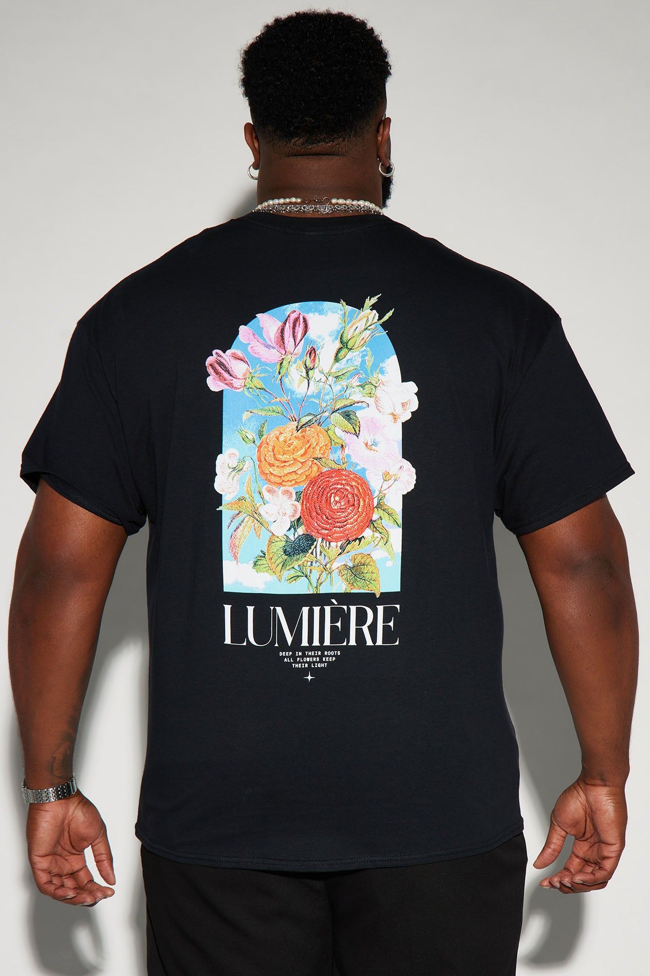 Keep The Light Short Sleeve Tee - Black sold by Fashion Nova product image thumbnail 8