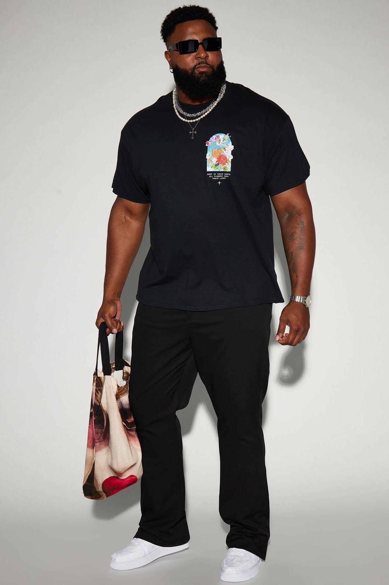 Keep The Light Short Sleeve Tee - Black sold by Fashion Nova product image thumbnail 6