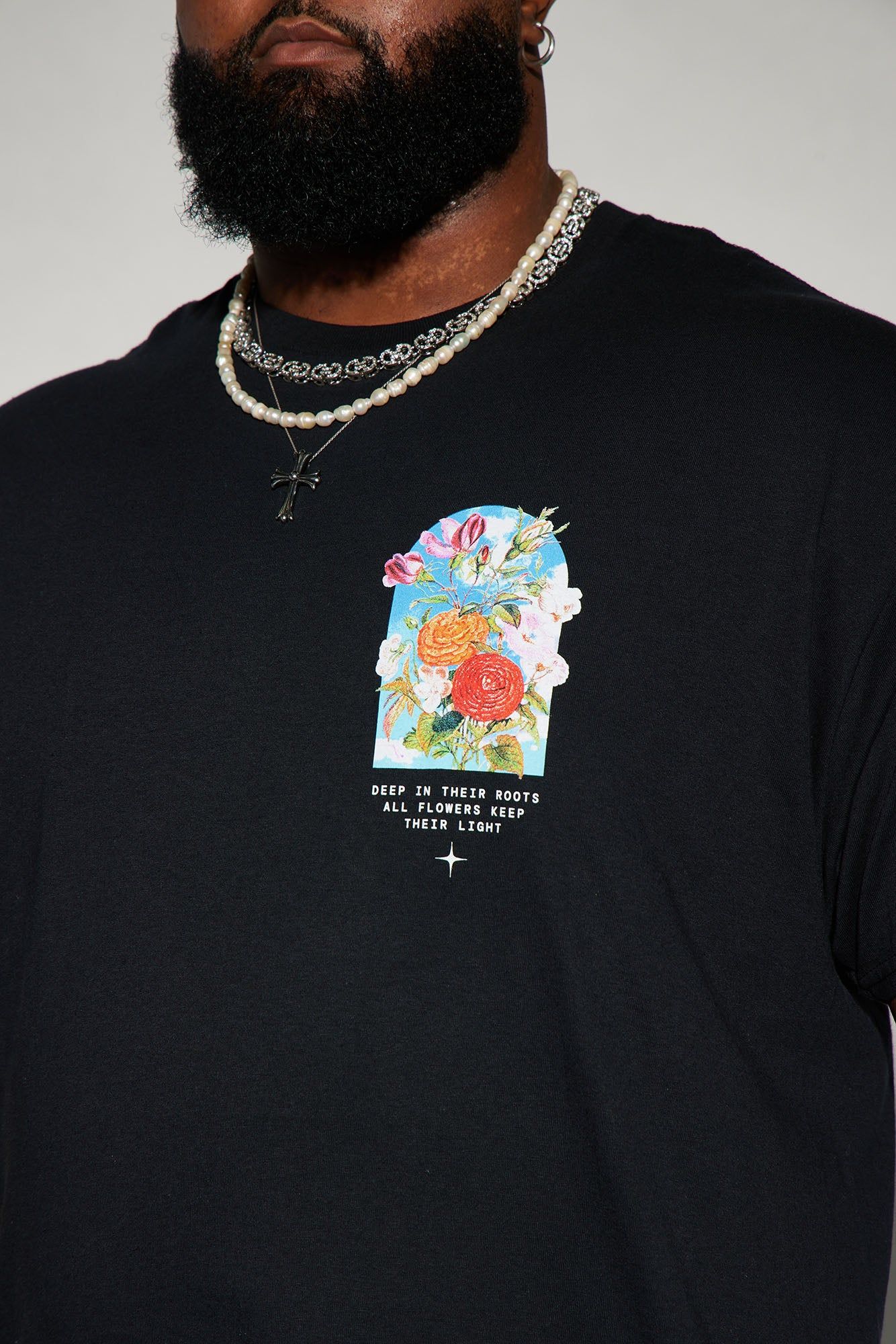 Keep The Light Short Sleeve Tee - Black sold by Fashion Nova product image thumbnail 7