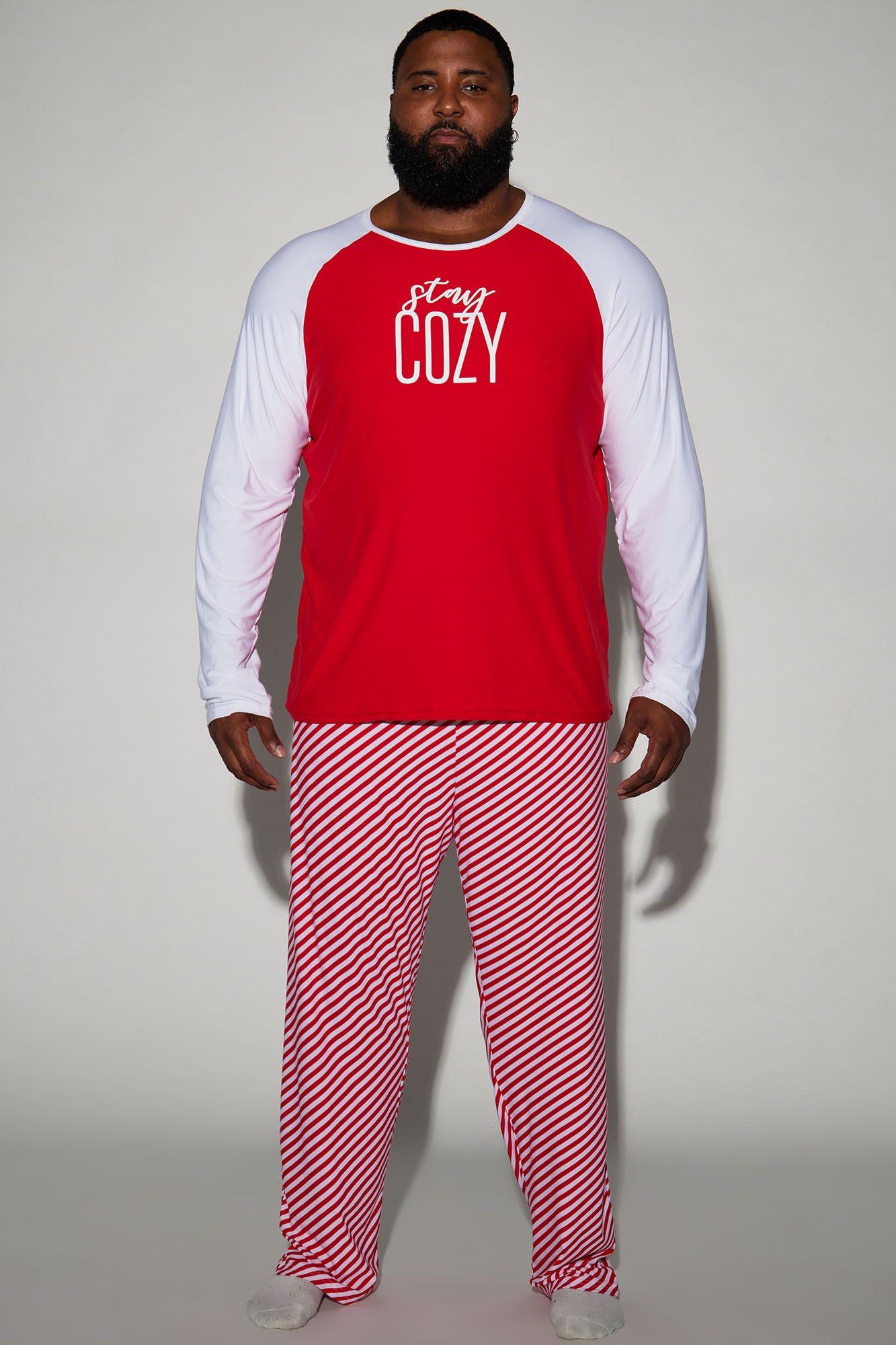Stay Cozy Holiday PJ Set - Red sold by Fashion Nova product image thumbnail 5