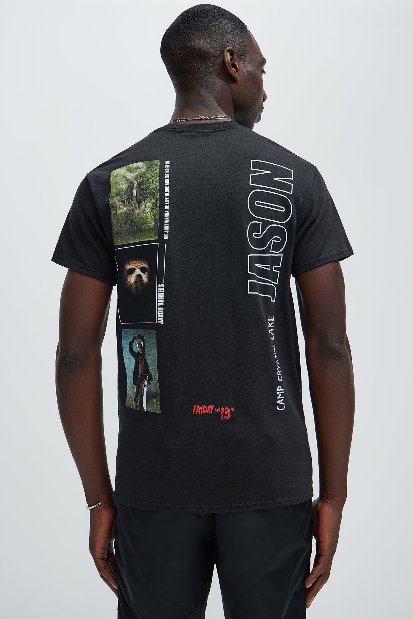 Camp Jason Short Sleeve Tee - Black sold by Fashion Nova product image thumbnail 4