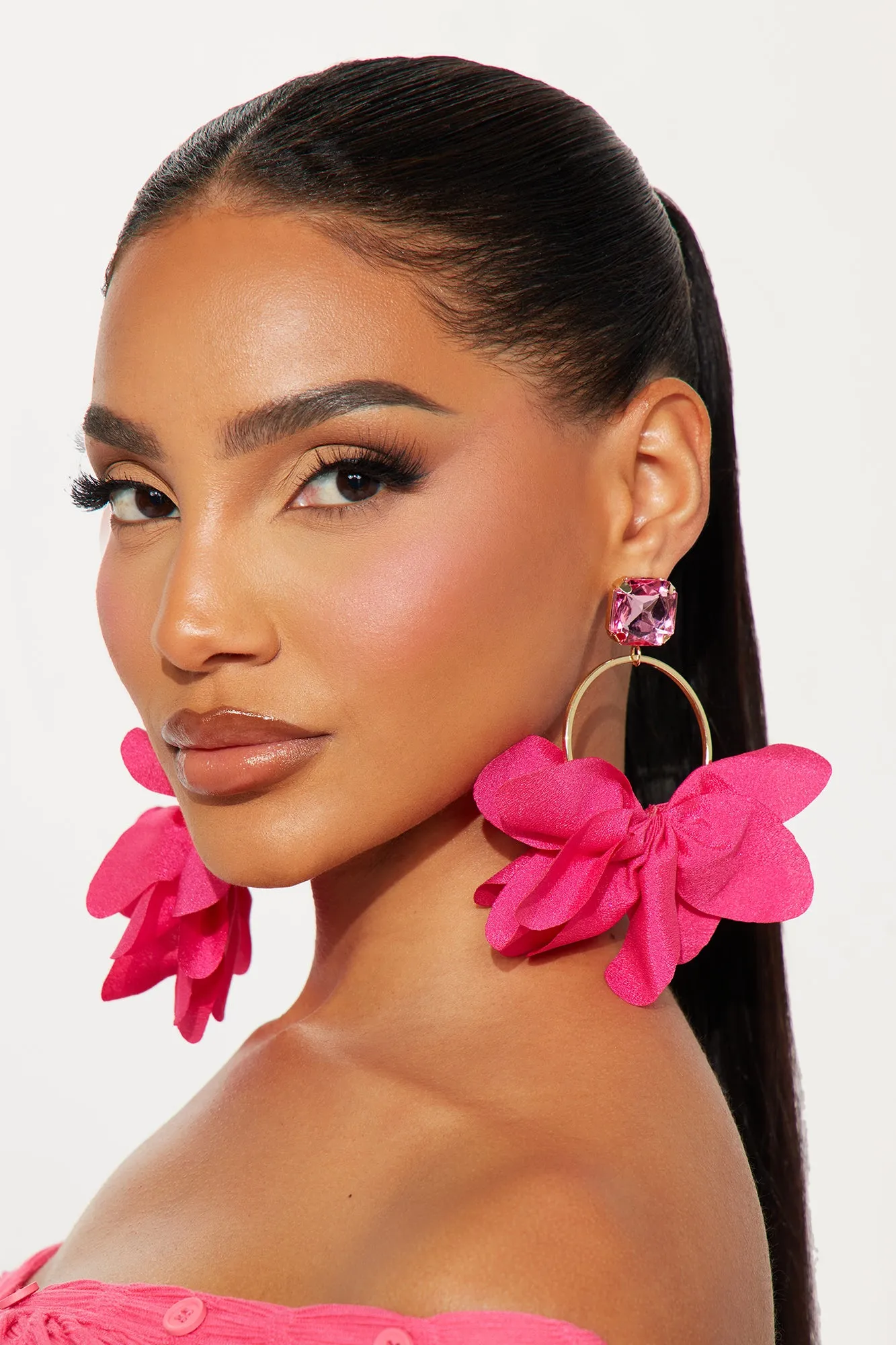 Happy Moments Together Earrings - Hot Pink sold by Fashion Nova product image thumbnail 2
