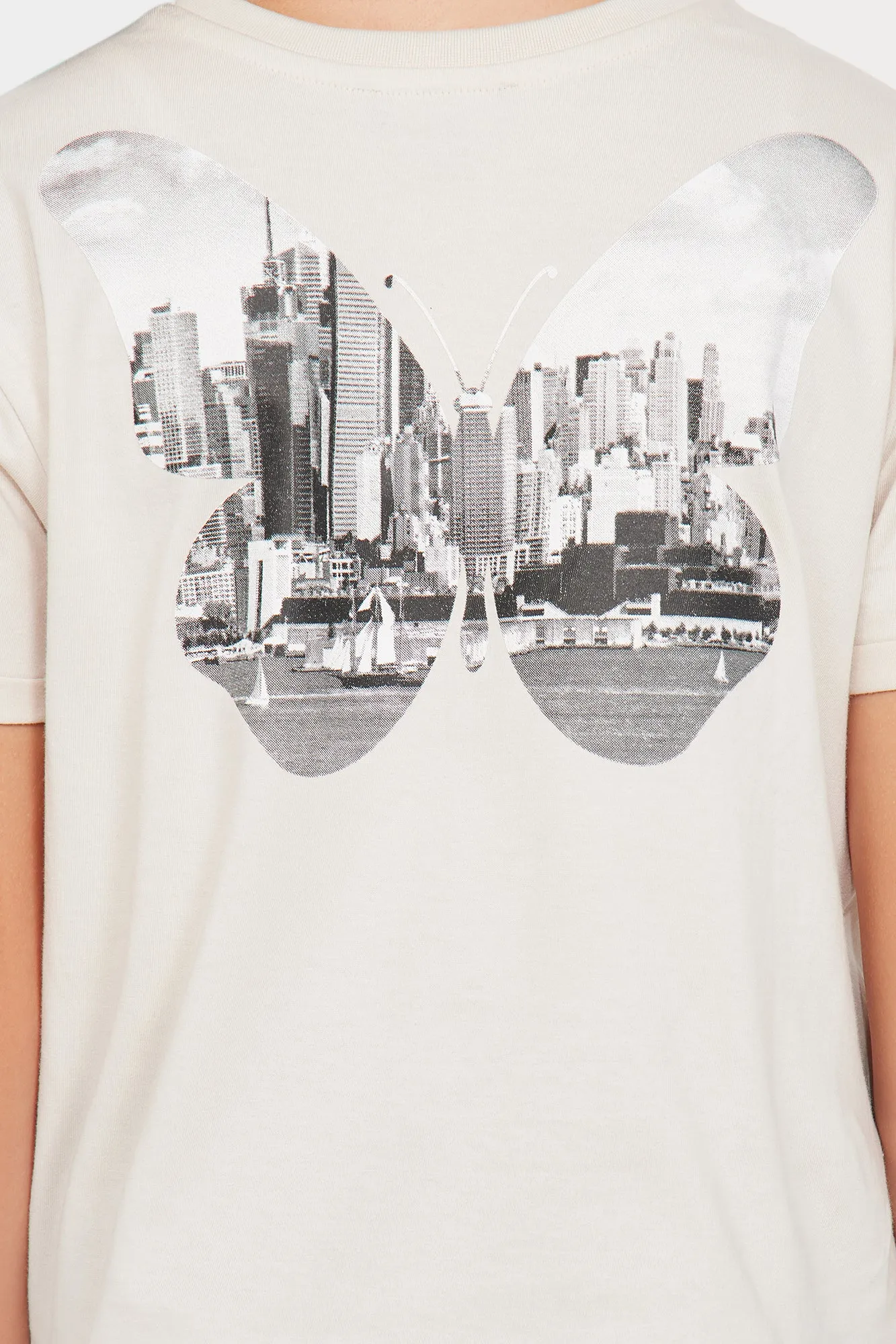 Mini New York City Butterfly Tee - Grey sold by Fashion Nova product image thumbnail 5