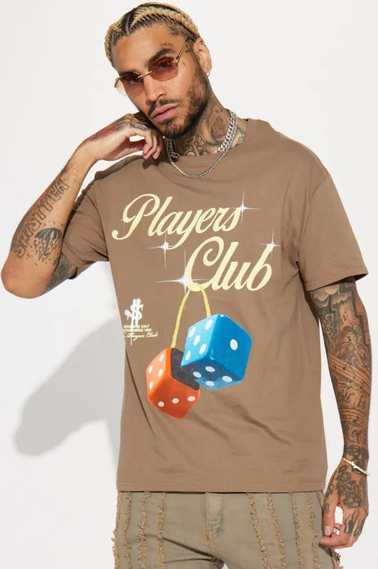 Lucky Fortune Short Sleeve Tee - Tan sold by Fashion Nova