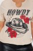 Howdy Cowgirl Graphic Tee - Beige sold by Fashion Nova