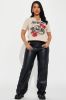 Howdy Cowgirl Graphic Tee - Beige sold by Fashion Nova