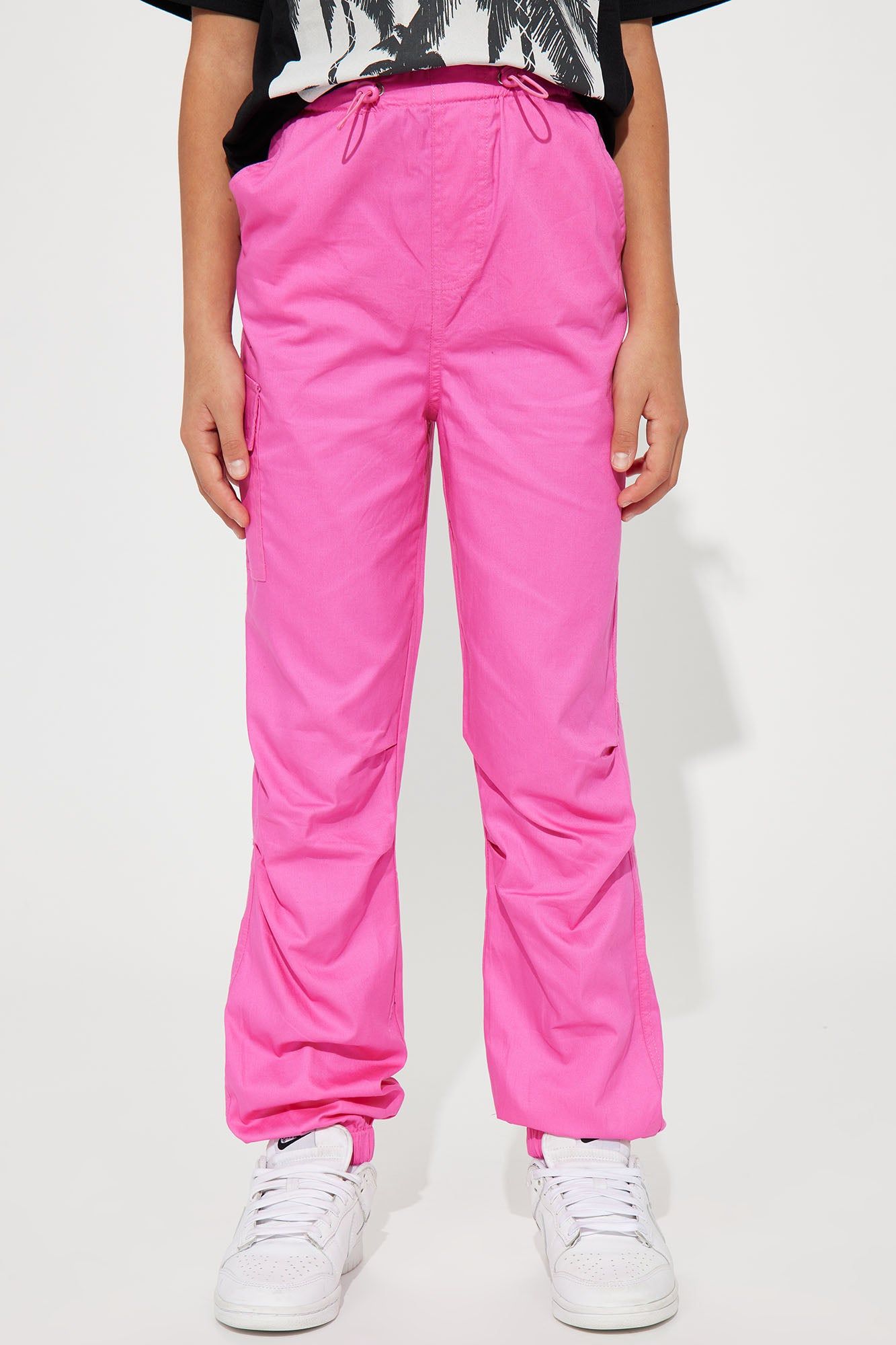 Mini Lizette Cotton Poplin Cargo Pants-Fuchsia sold by Fashion Nova product image thumbnail 2