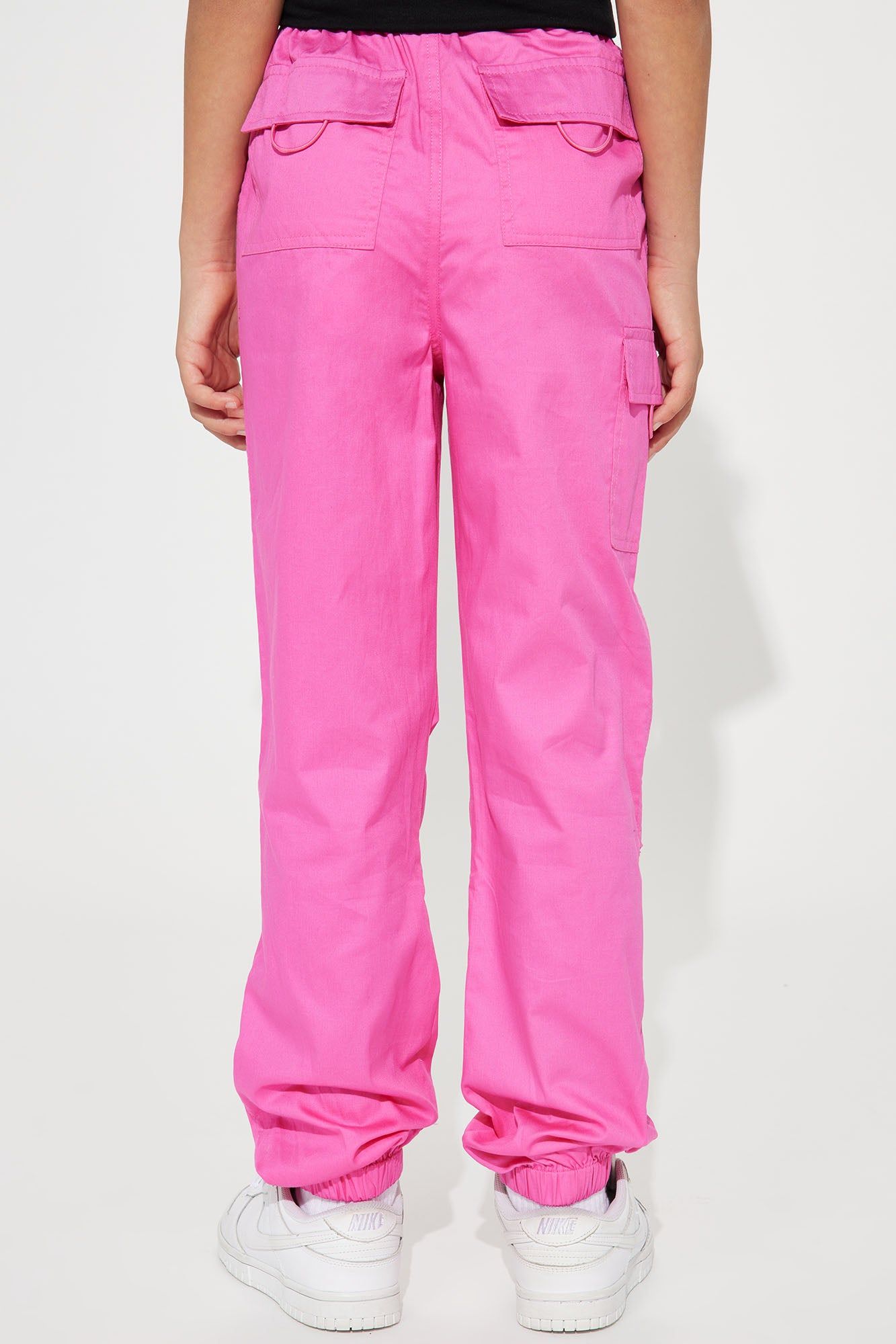 Mini Lizette Cotton Poplin Cargo Pants-Fuchsia sold by Fashion Nova product image thumbnail 3