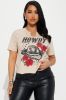 Howdy Cowgirl Graphic Tee - Beige sold by Fashion Nova