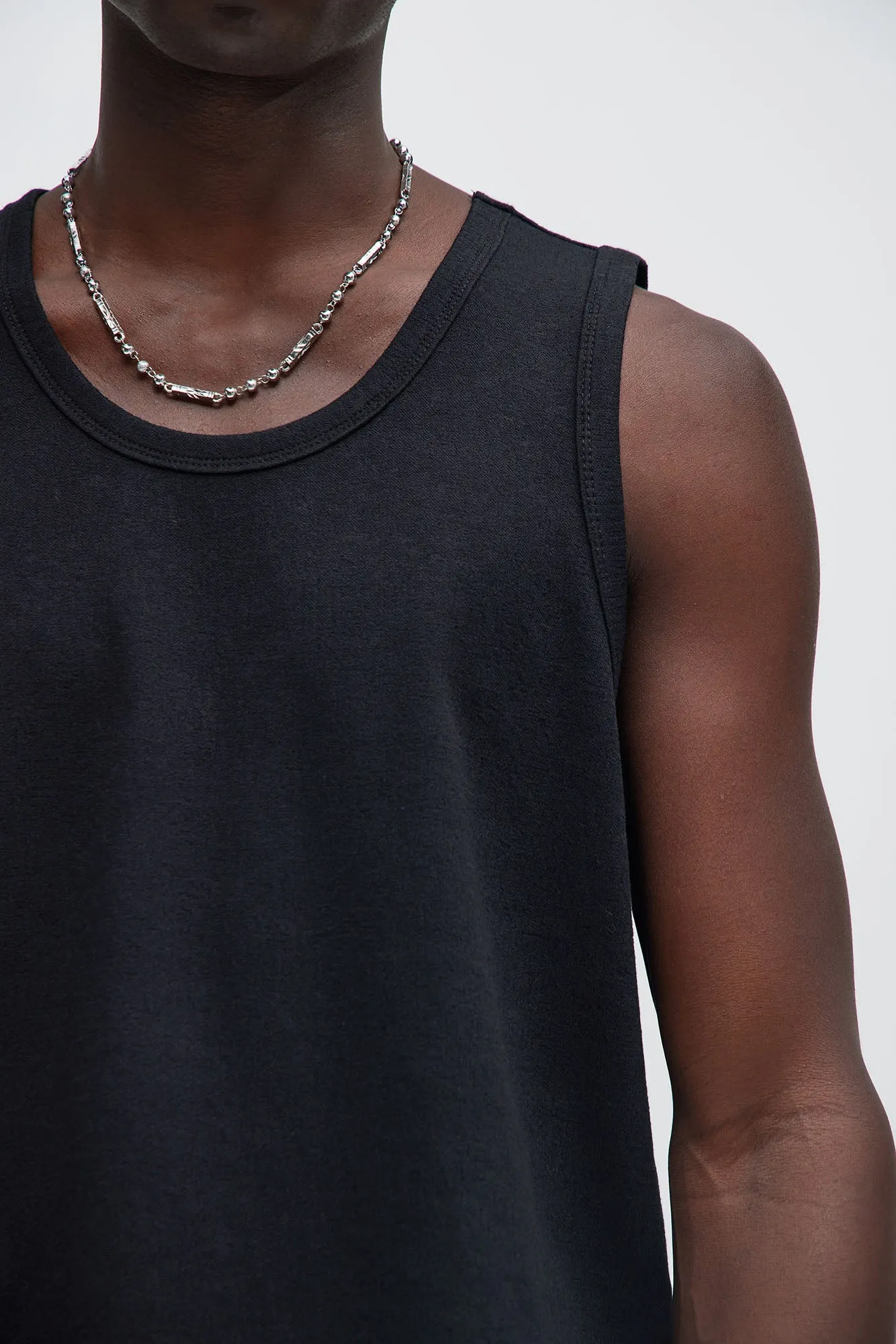 Duval Textured Relaxed Tank - Black sold by Fashion Nova product image thumbnail 2