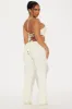 Island Dreams Crochet Jumpsuit - Cream sold by Fashion Nova