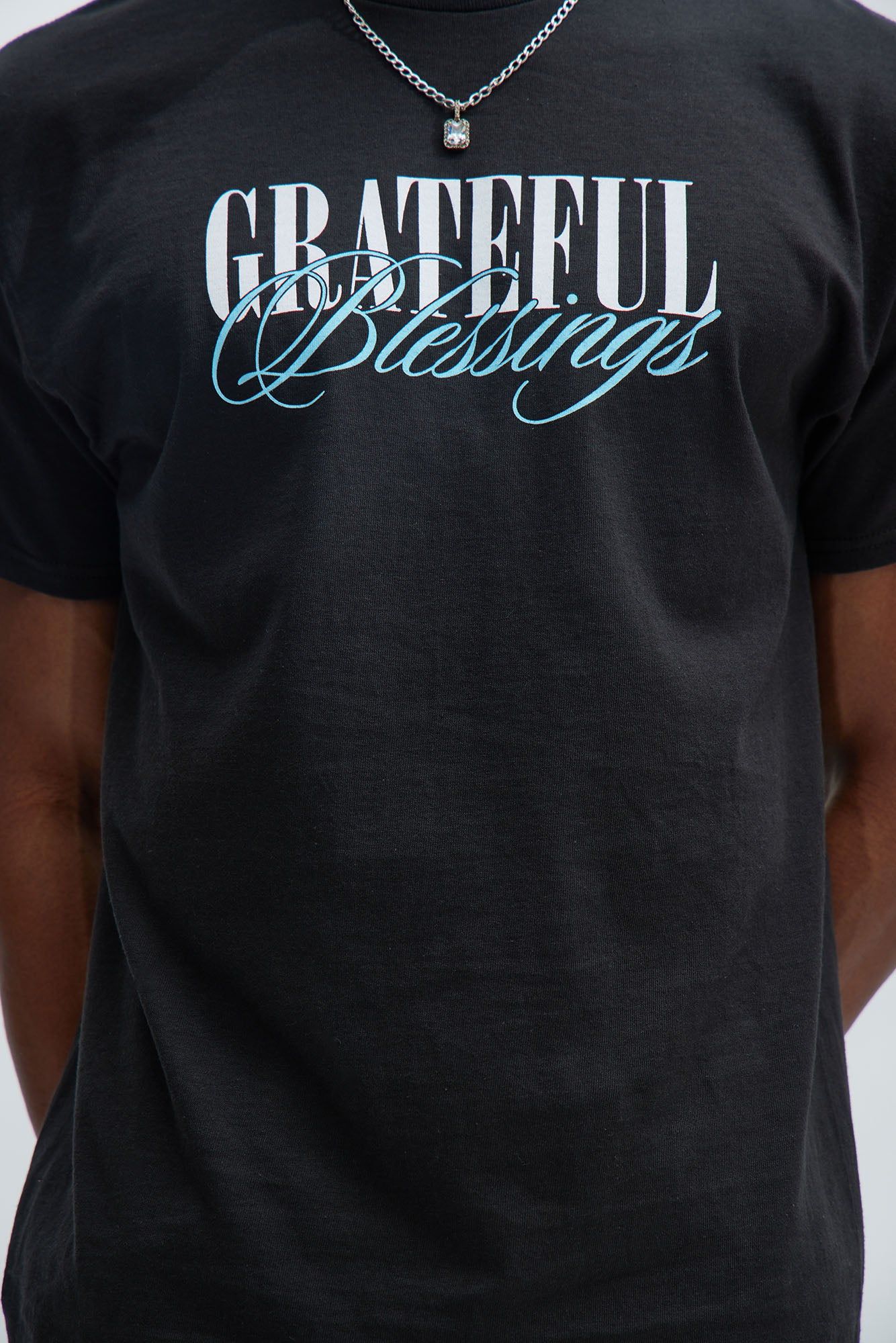 Blessed To Be Short Sleeve Tee - Black sold by Fashion Nova product image thumbnail 4