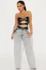 Hot Girl Faux Leather Top - Black sold by Fashion Nova