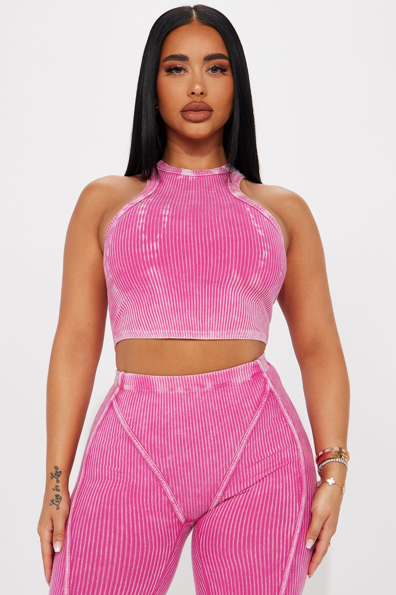 My Own Lane Ribbed Legging Set - Pink sold by Fashion Nova product image thumbnail 3
