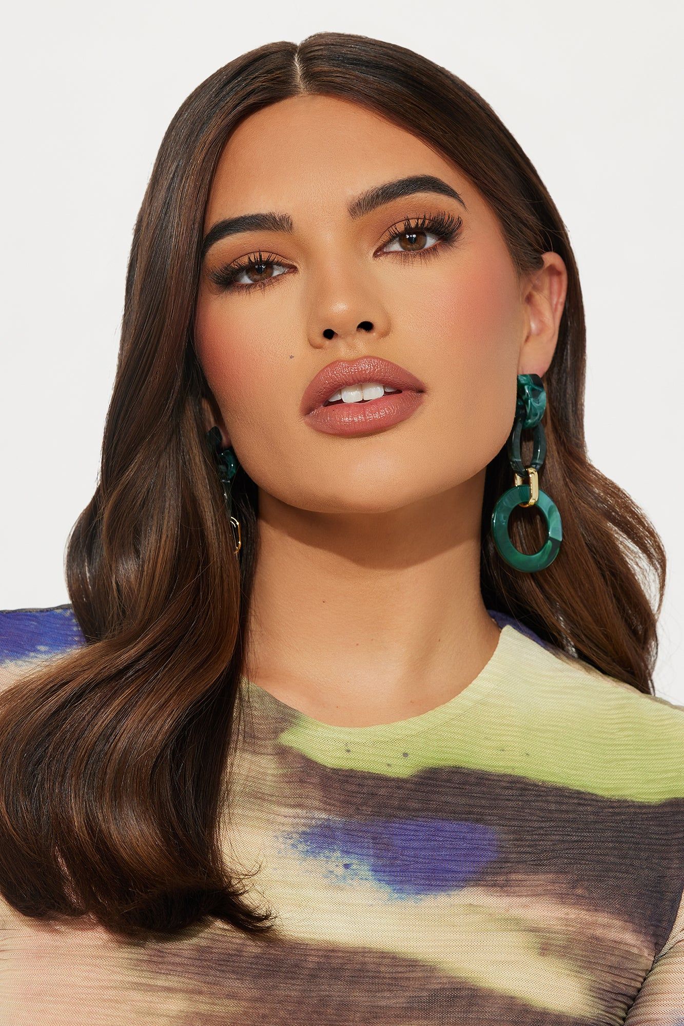 Mabel Earrings - Green sold by Fashion Nova product image thumbnail 2