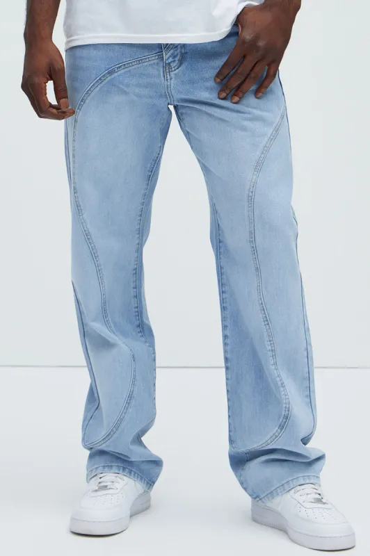 Lava Flow Straight Jeans - Light Wash sold by Fashion Nova