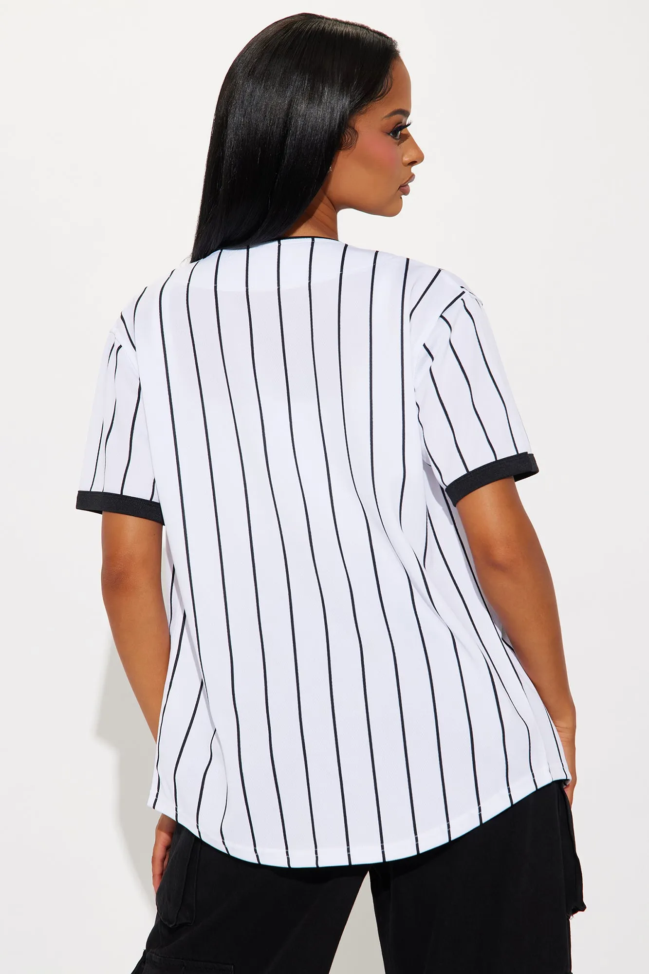 Los Angeles Love Jersey Top - White/combo sold by Fashion Nova product image thumbnail 3