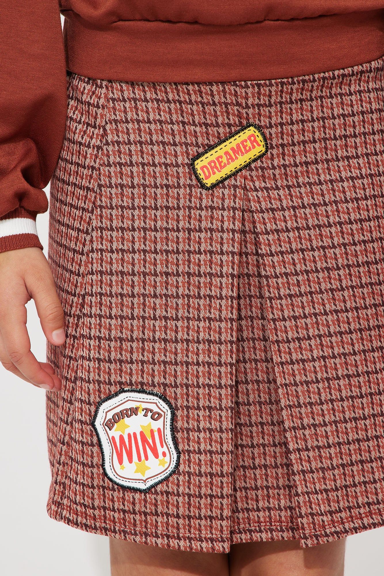 Mini Manhattan Skirt Set - Marsala sold by Fashion Nova product image thumbnail 3